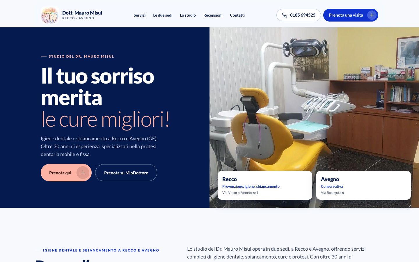 Il nuovo sito