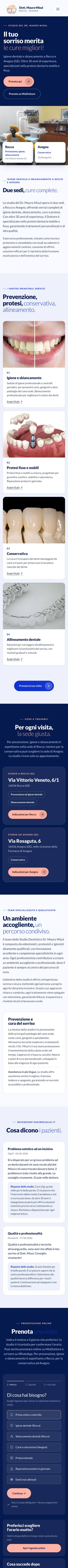 Il nuovo sito su smartphone